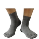 除臭機能型五趾襪(EX-6014)女款中灰
